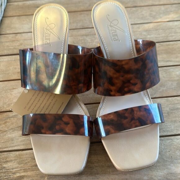 Azura European Luxury Brown Dashing Sandals 39=9 - Picture 5 of 10